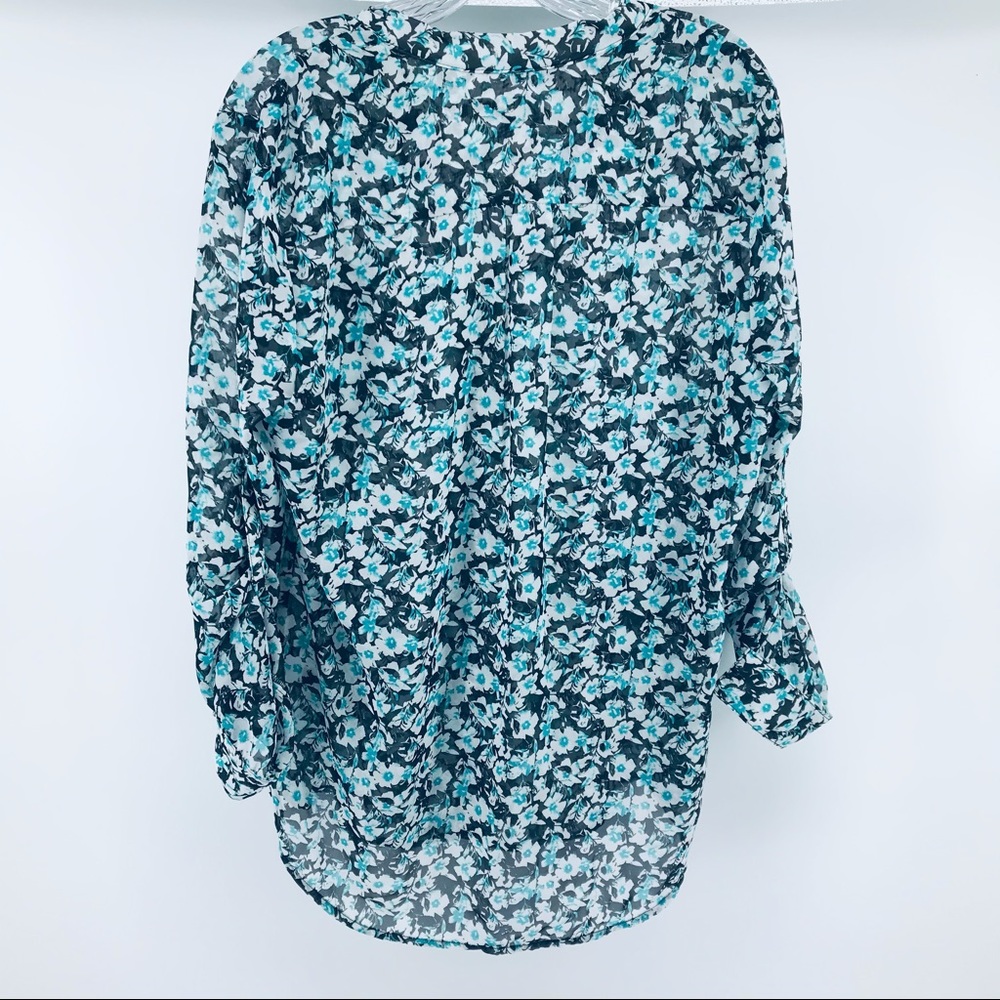 Kut from the Kloth sheer blouse